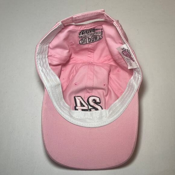 Winner's Circle Ou Point Motorsports NASCAR Jeff Gordon 24 Pink Women's Hat - Picture 7 of 7